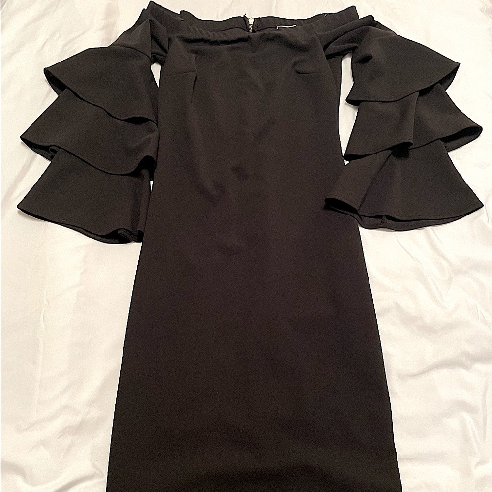 Rebecca B. Black off the shoulders Dress